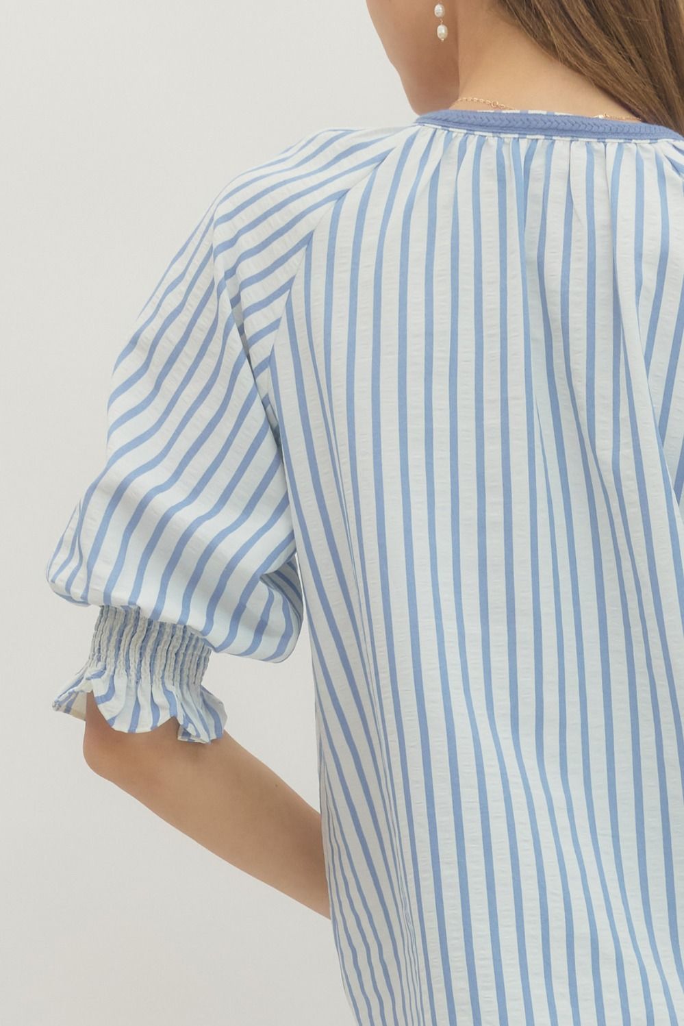Christiana Striped Blouse