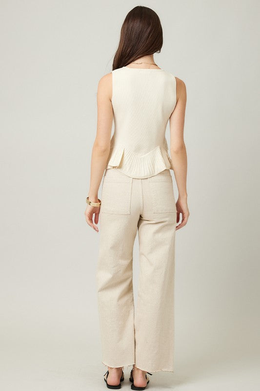 Alissa Ruffle Cardigan