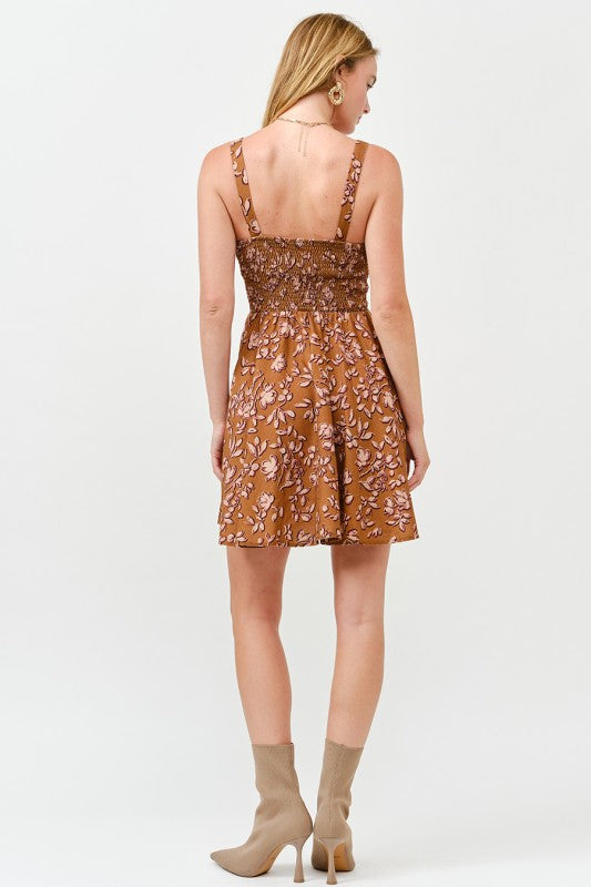 Zoe Smocked Mini Dress