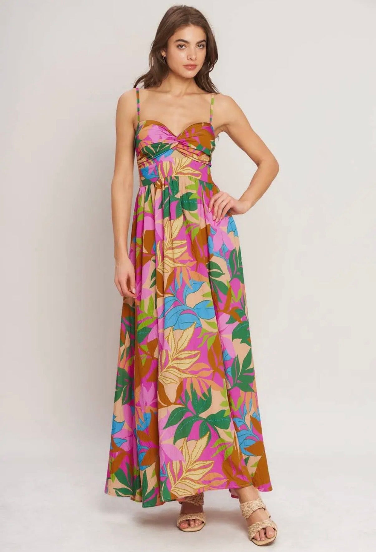 Emiliana Bodice Twist Dress