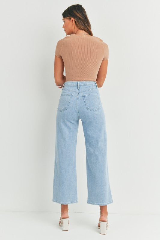 Sena Cargo Pocket Wide Leg Jeans