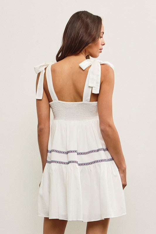 Raelle Tie Shoulder Dress