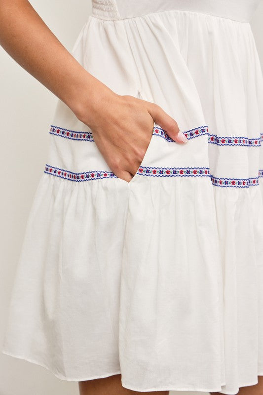 Raelle Tie Shoulder Dress