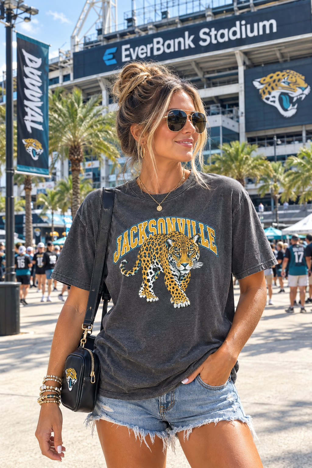 Jax Jaguar Graphic Tee  (Pepper)