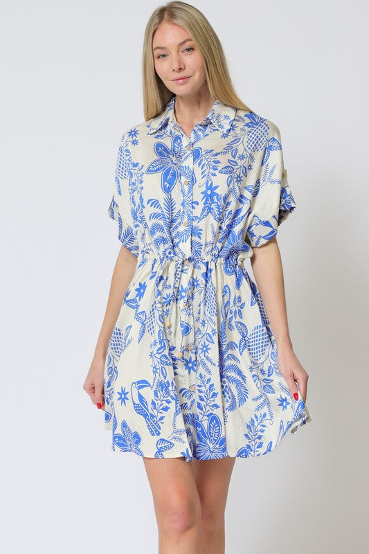 Nichole Tie Front Dress