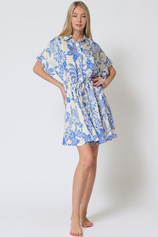 Nichole Tie Front Dress