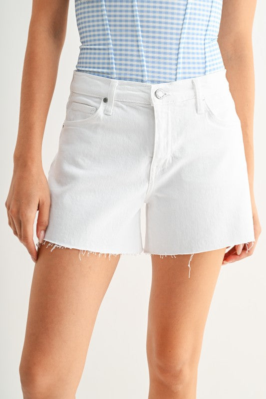 Kaleigh Mis Rise Stretch Short