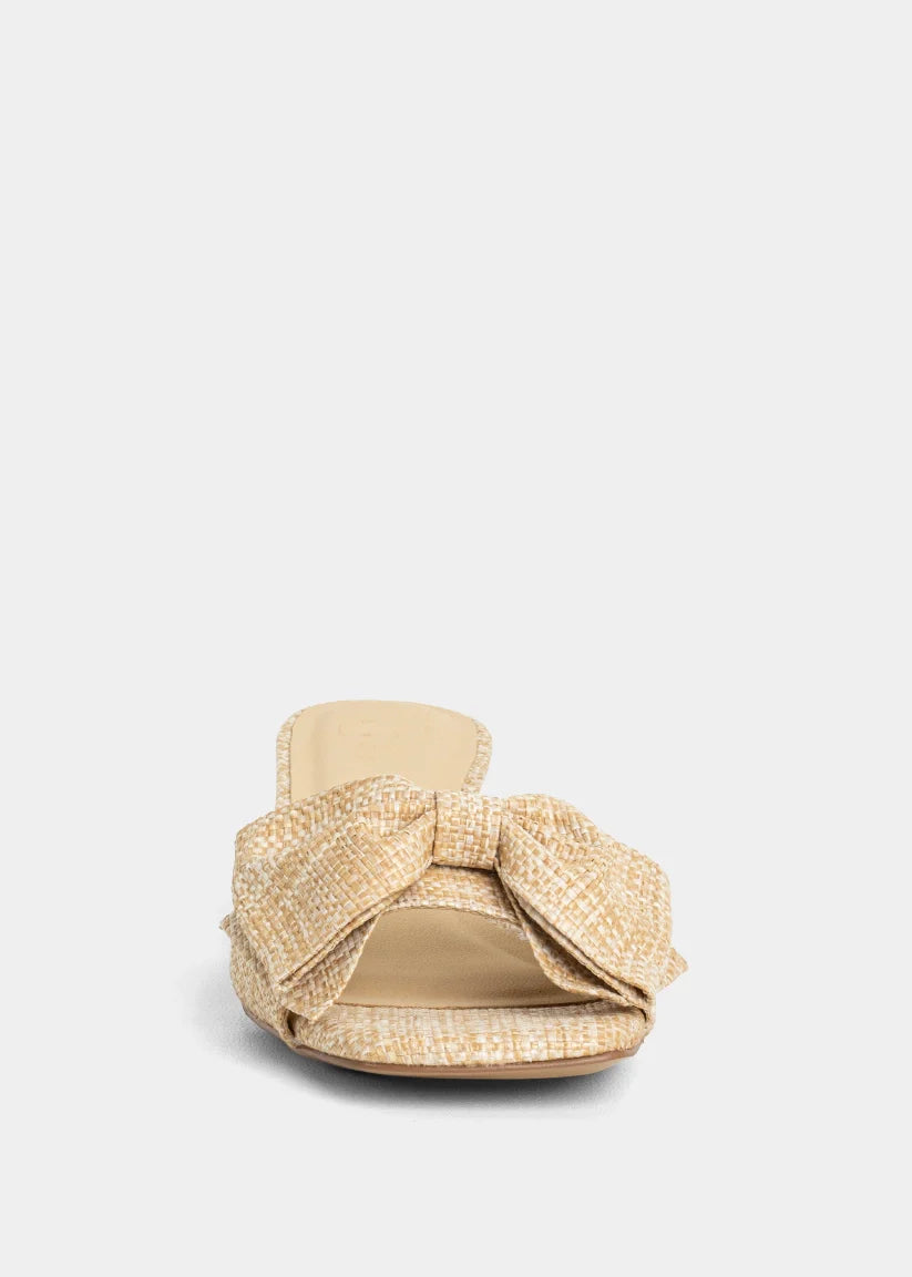 Estella Raffia Mini Heel