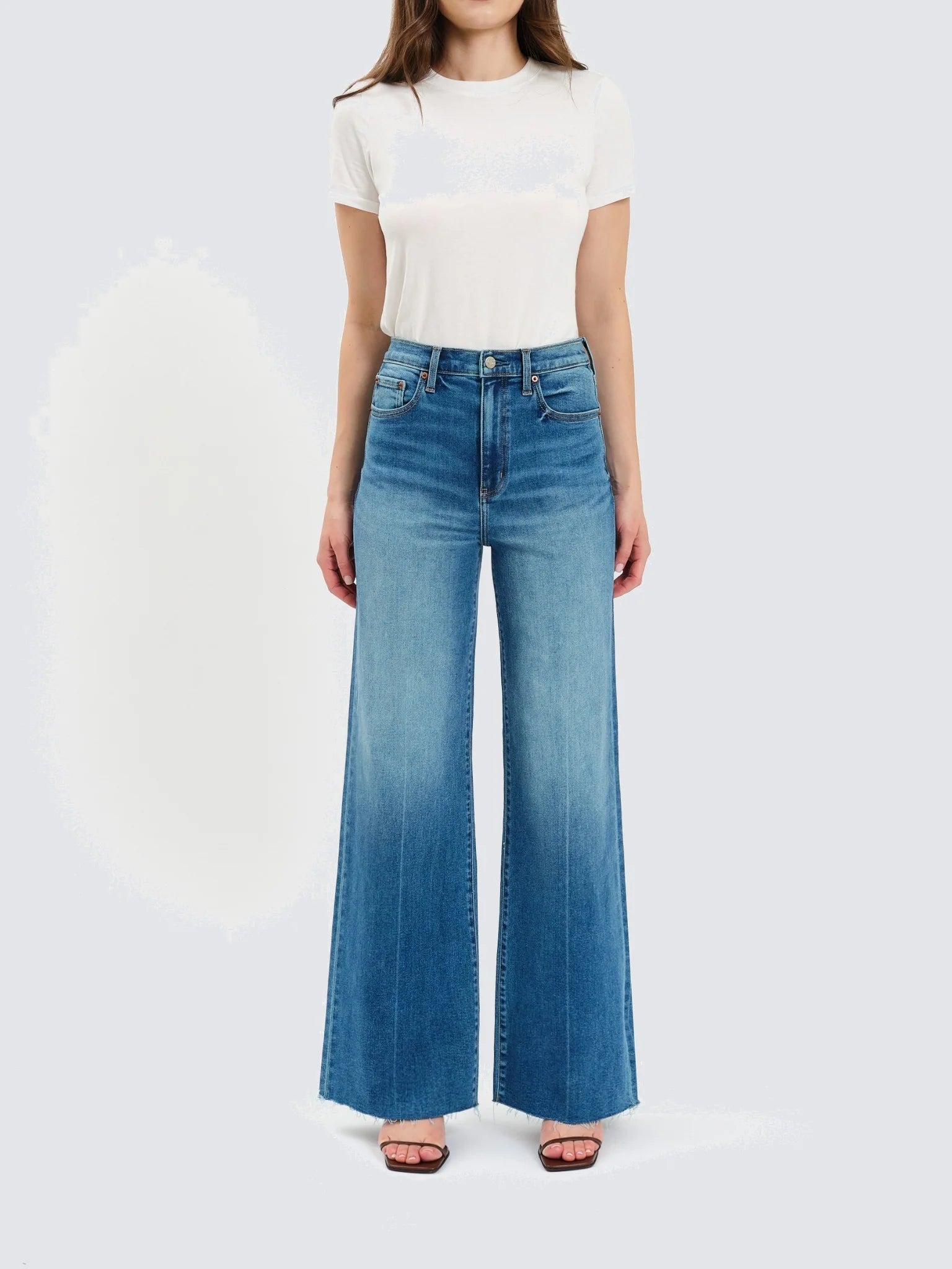 Far Out High Rise Wide Leg Jean (DAZE Denim)