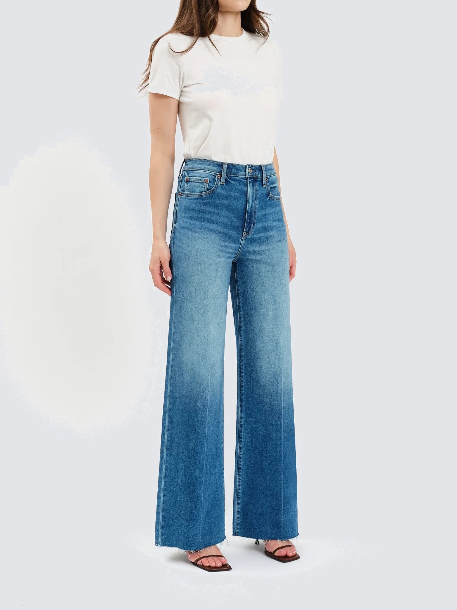 Far Out High Rise Wide Leg Jean (DAZE Denim)
