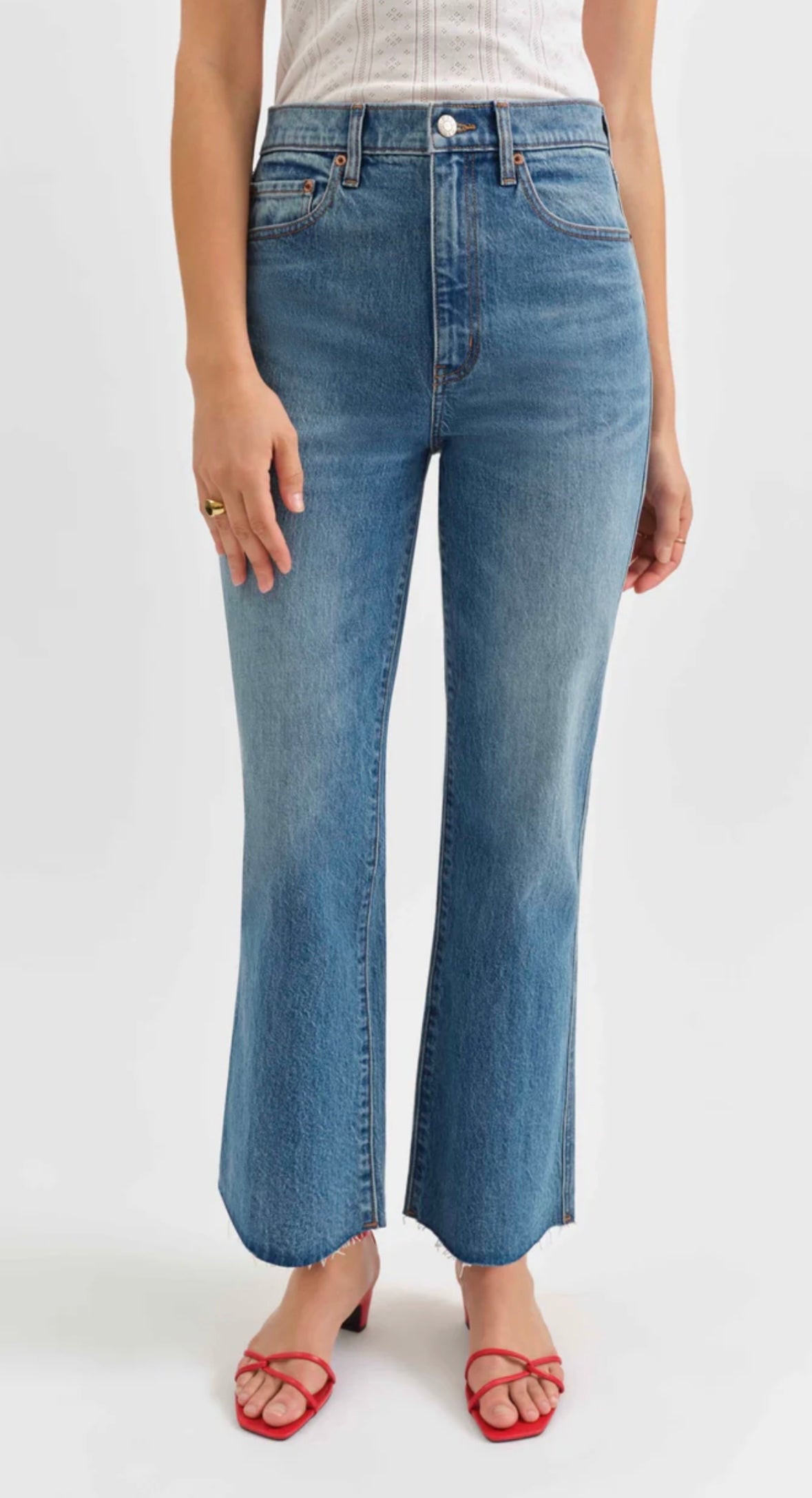 Soho High Rise Ankle Flare Jean (Vixen) - DAZE Denim