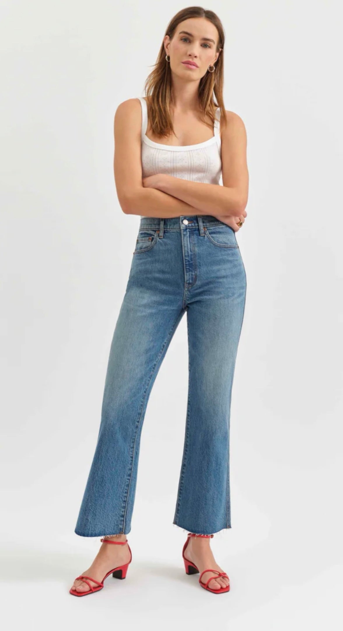 Soho High Rise Ankle Flare Jean (Vixen) - DAZE Denim