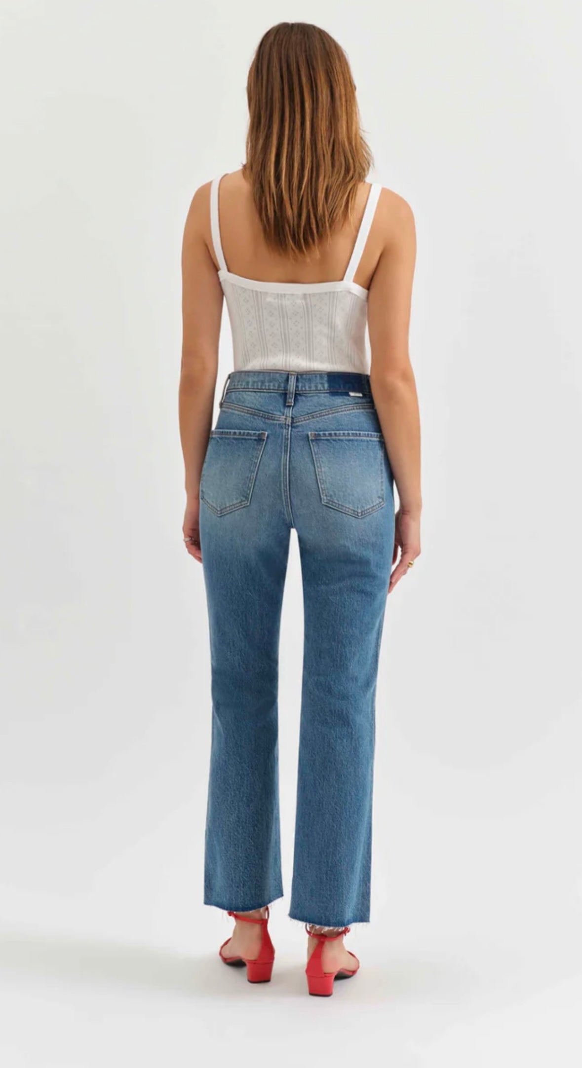 Soho High Rise Ankle Flare Jean (Vixen) - DAZE Denim