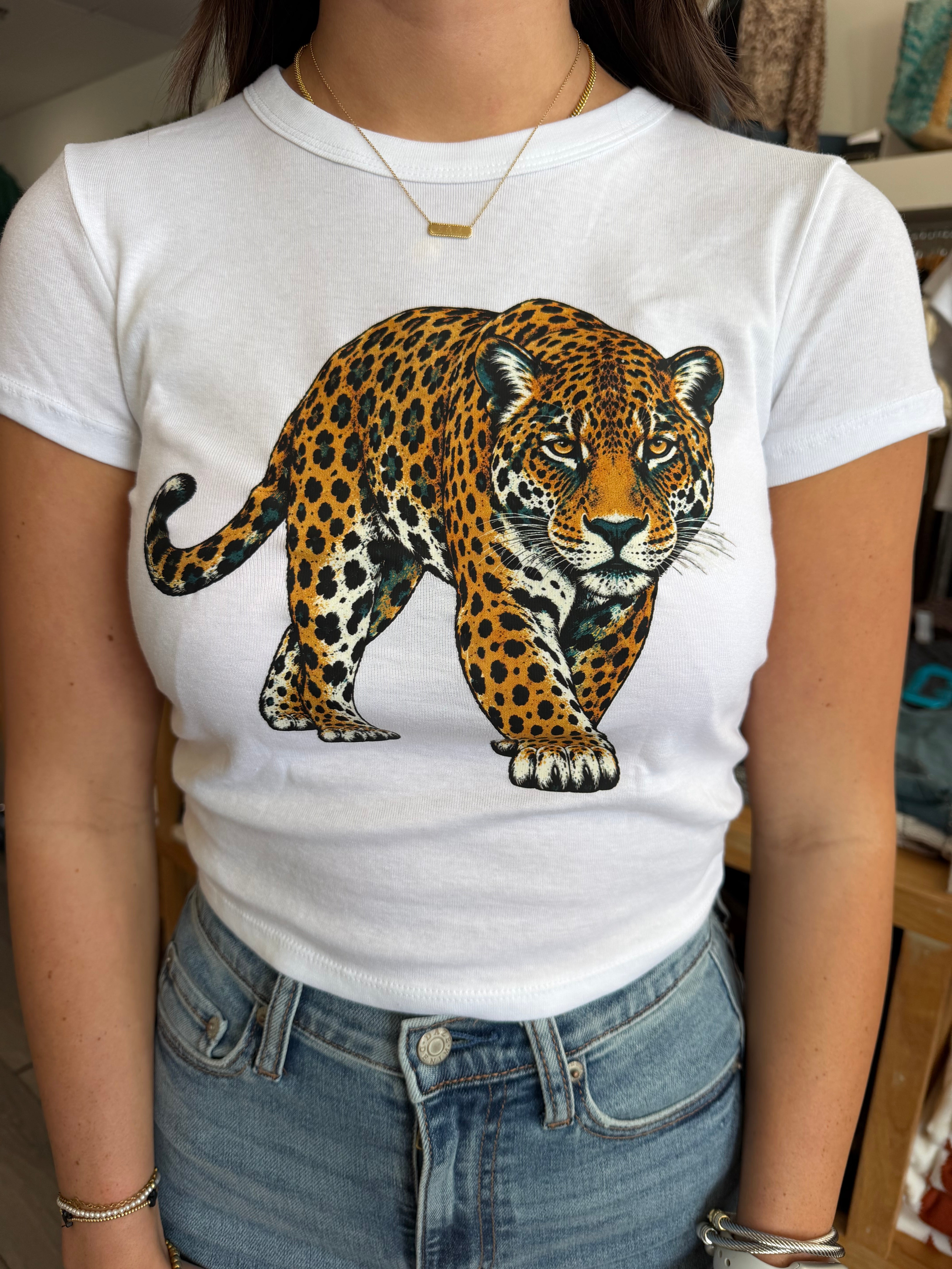 Jax Baby Tee (White)