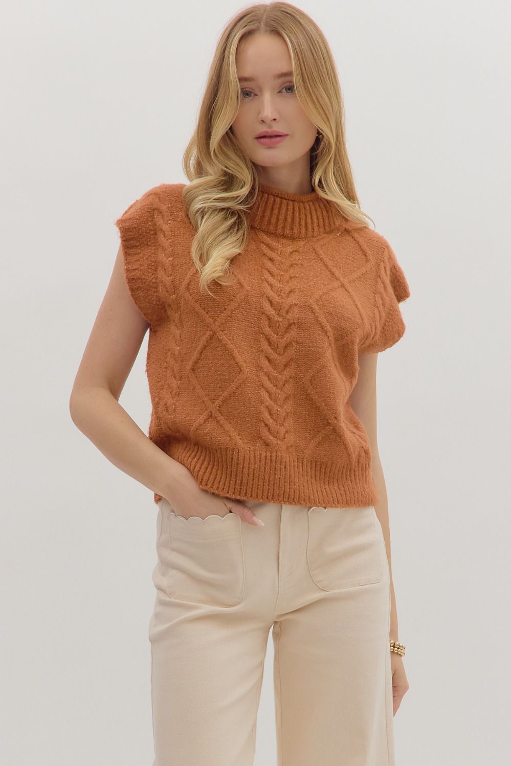 Patsie Cable Knit Sweater