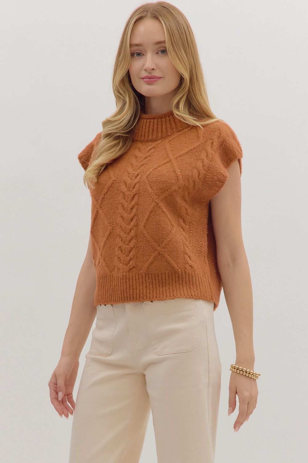 Patsie Cable Knit Sweater