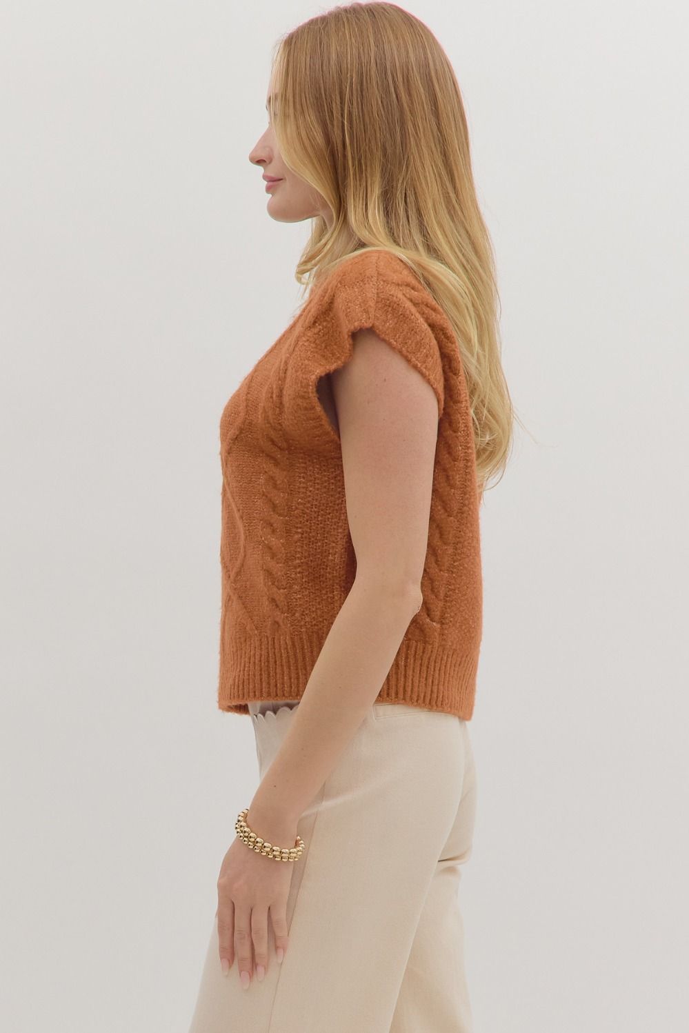 Patsie Cable Knit Sweater