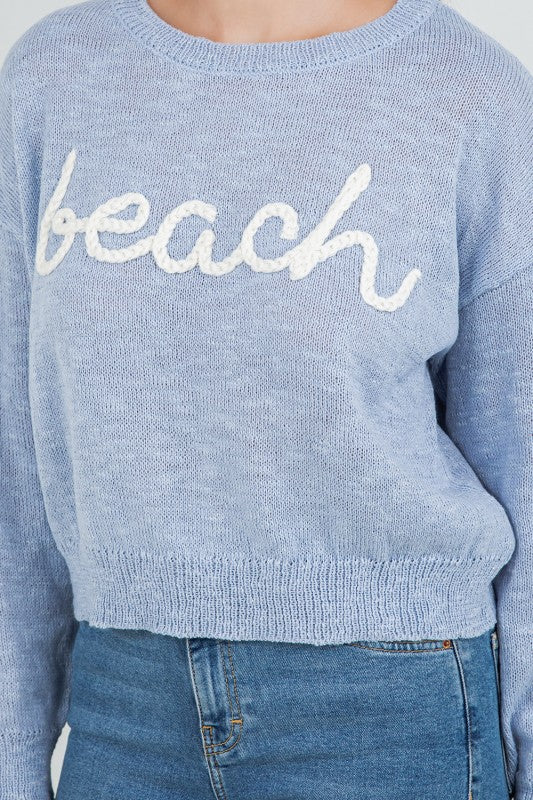 Riley Beach Sweater (Blue)