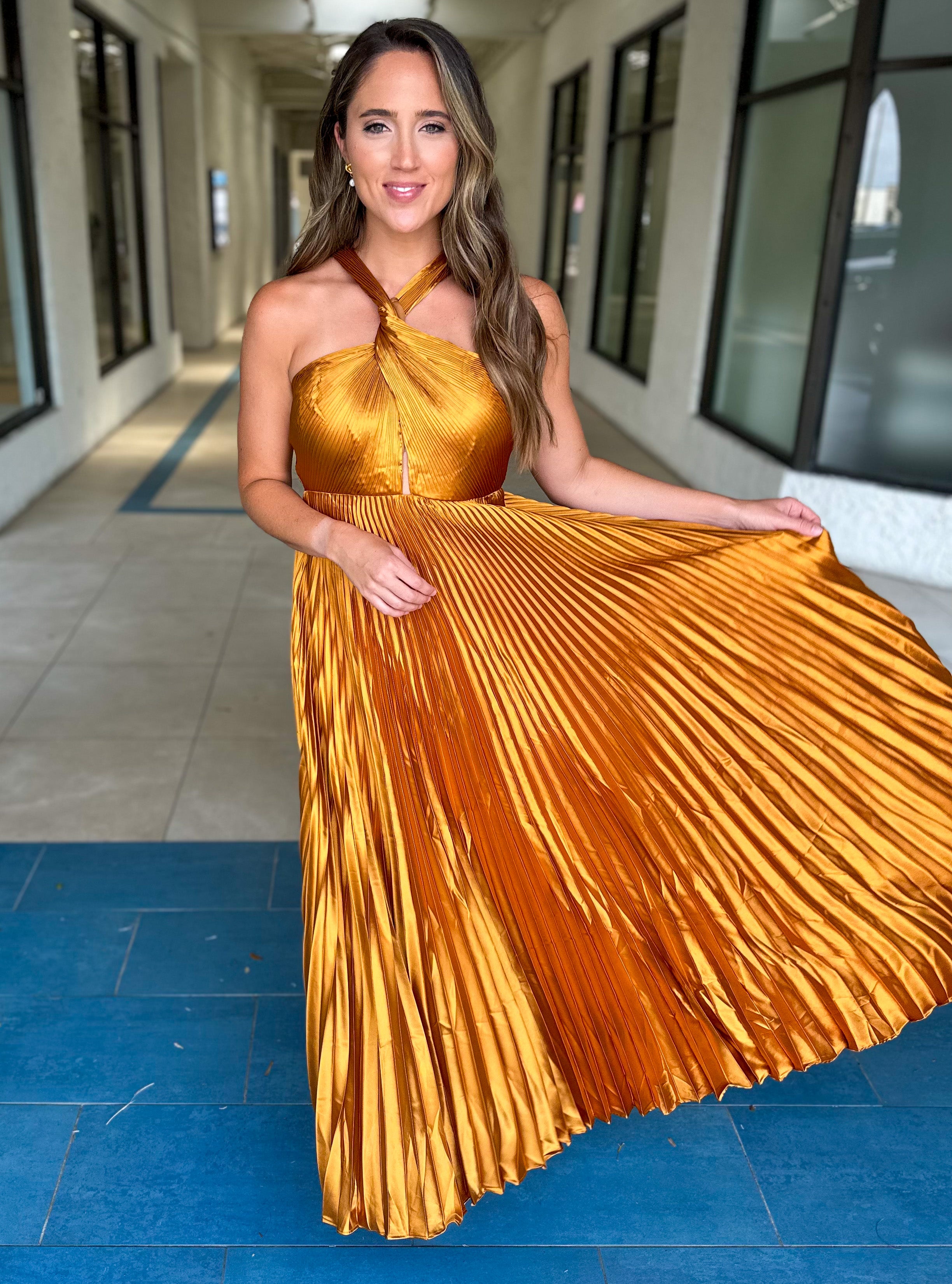 Kiele Pleated Maxi