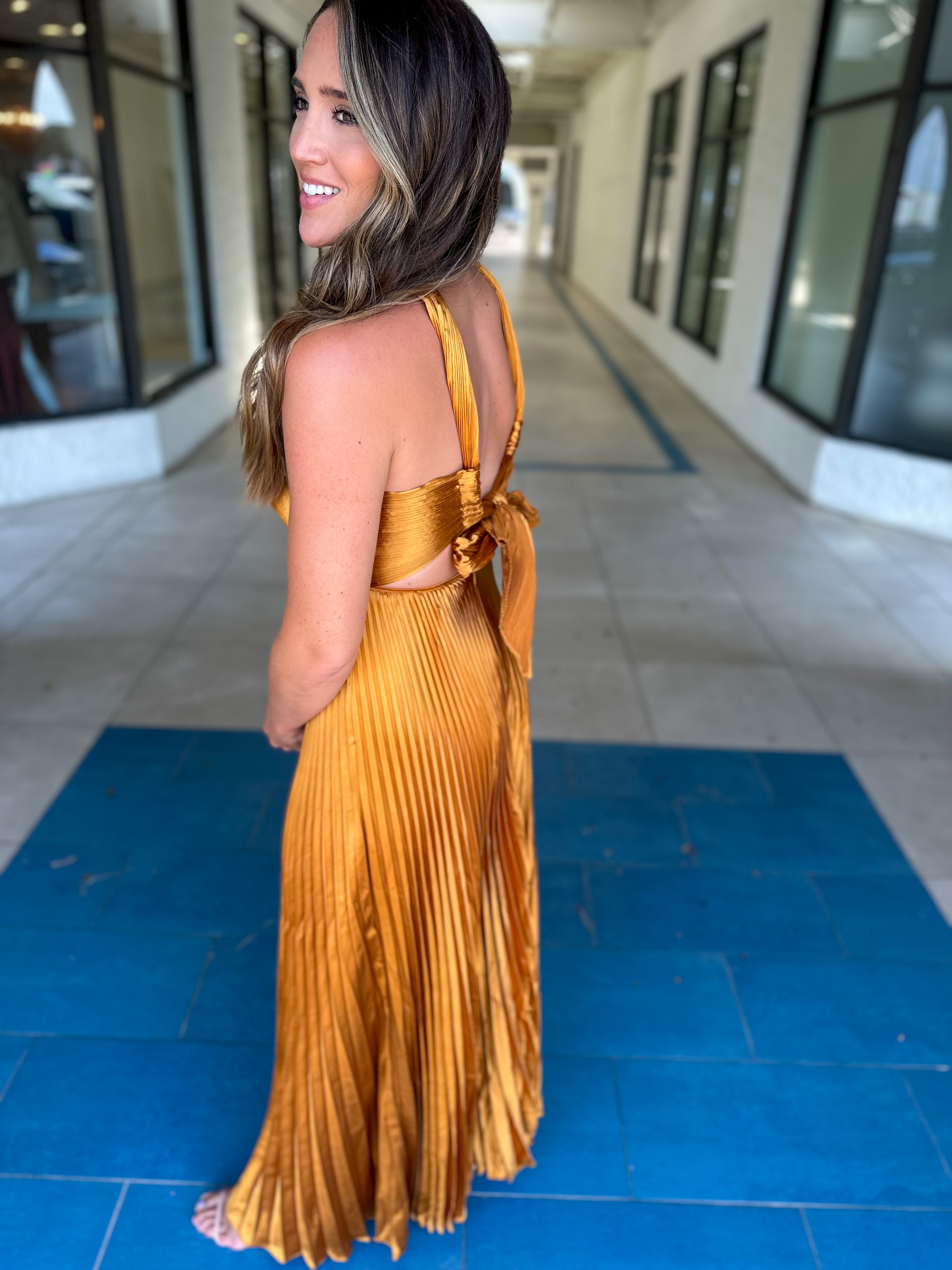 Kiele Pleated Maxi