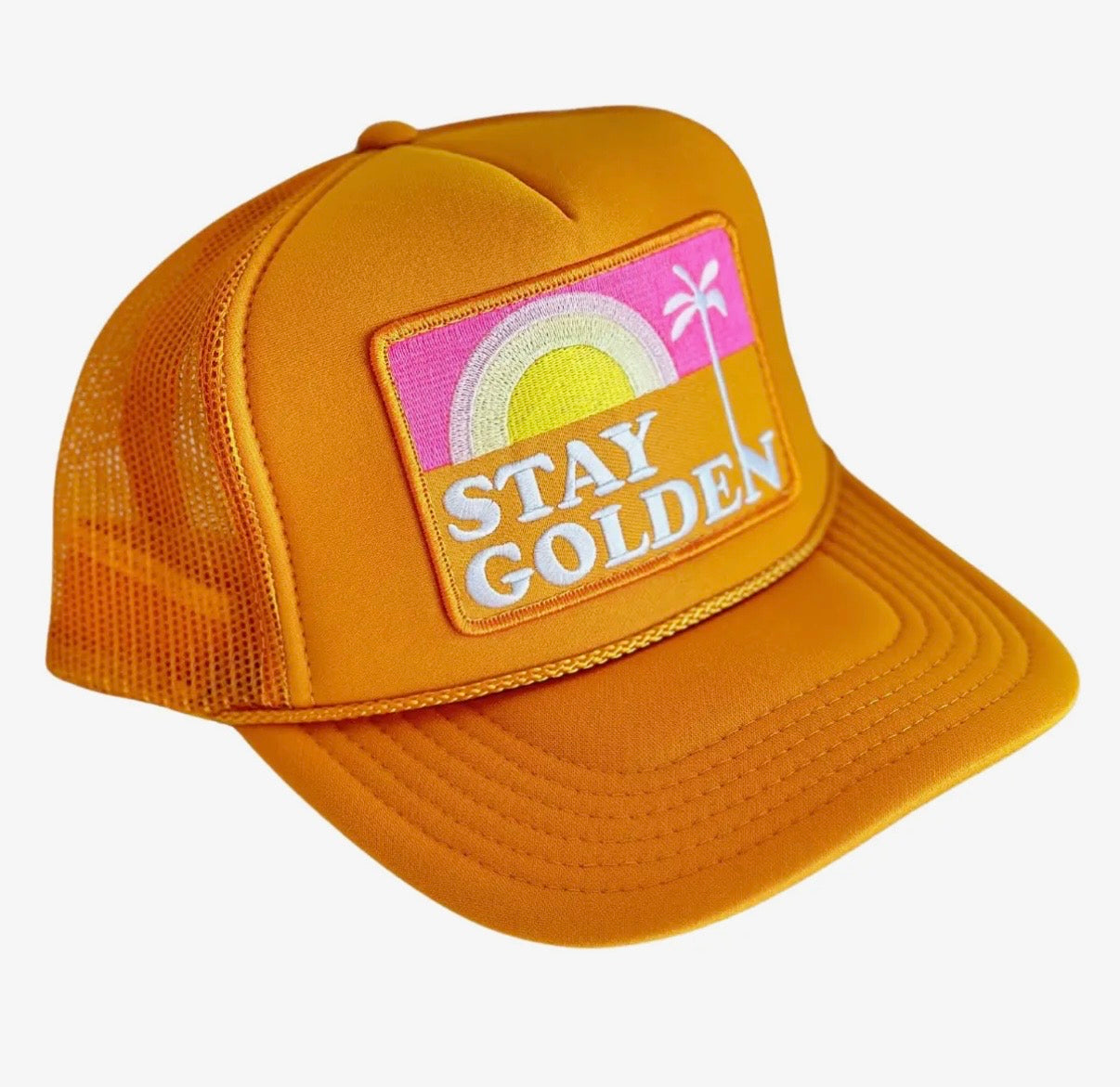 Stay Golden Trucker Hat