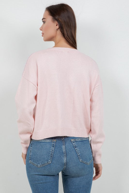 Franny Flamingo Sweater