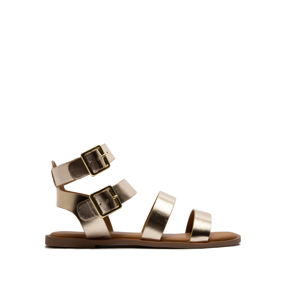 Indigo Metallic Sandal