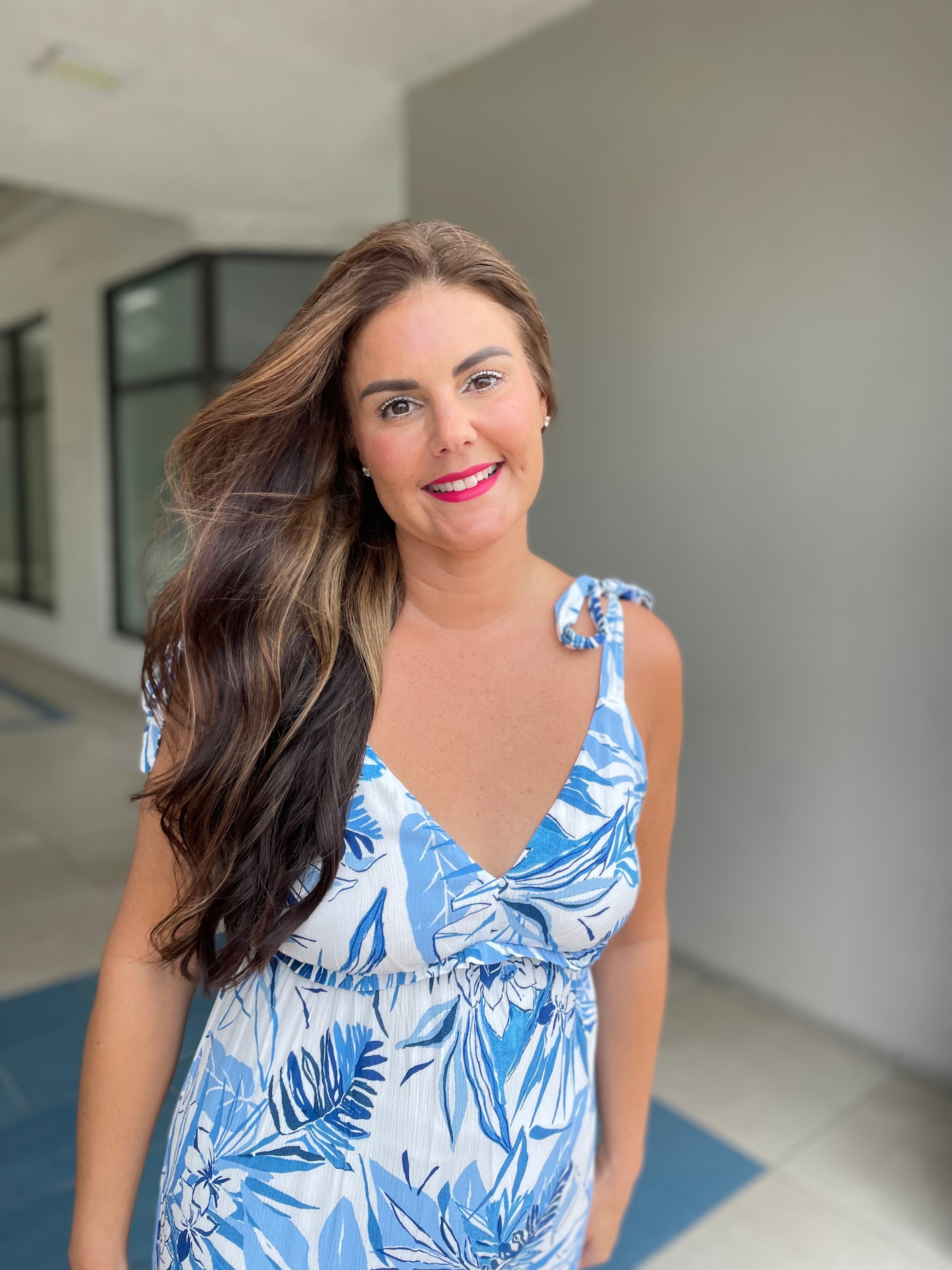 Marcella Tie Maxi Dress