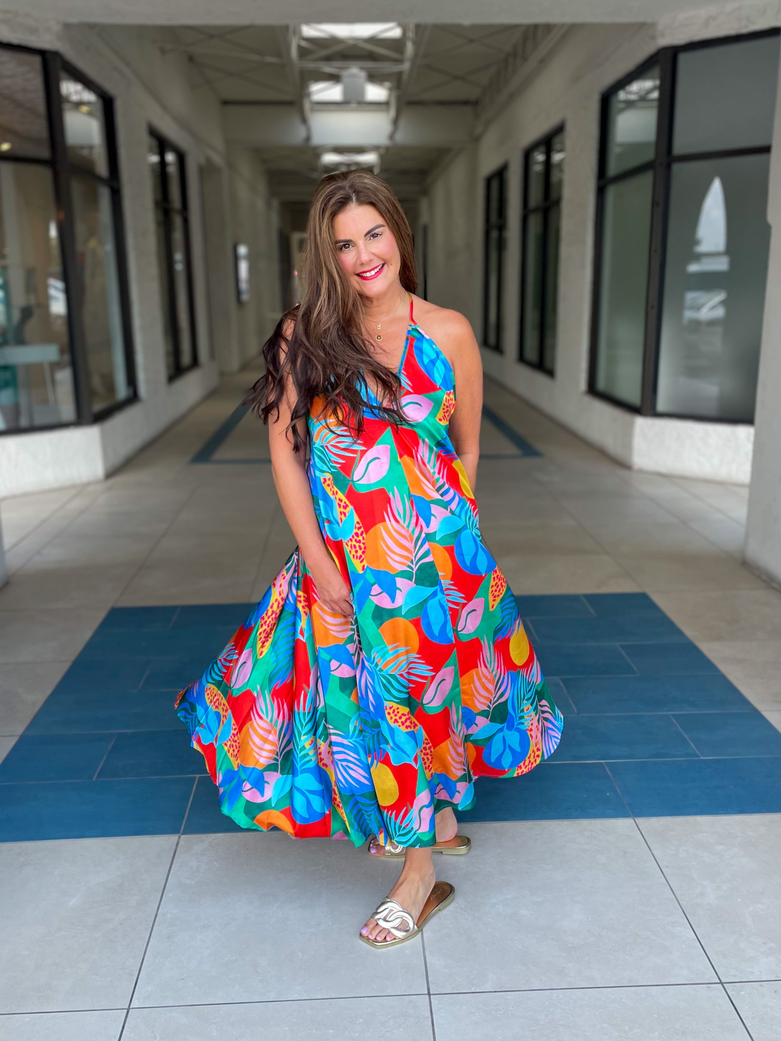 Elyse Tropical Dress