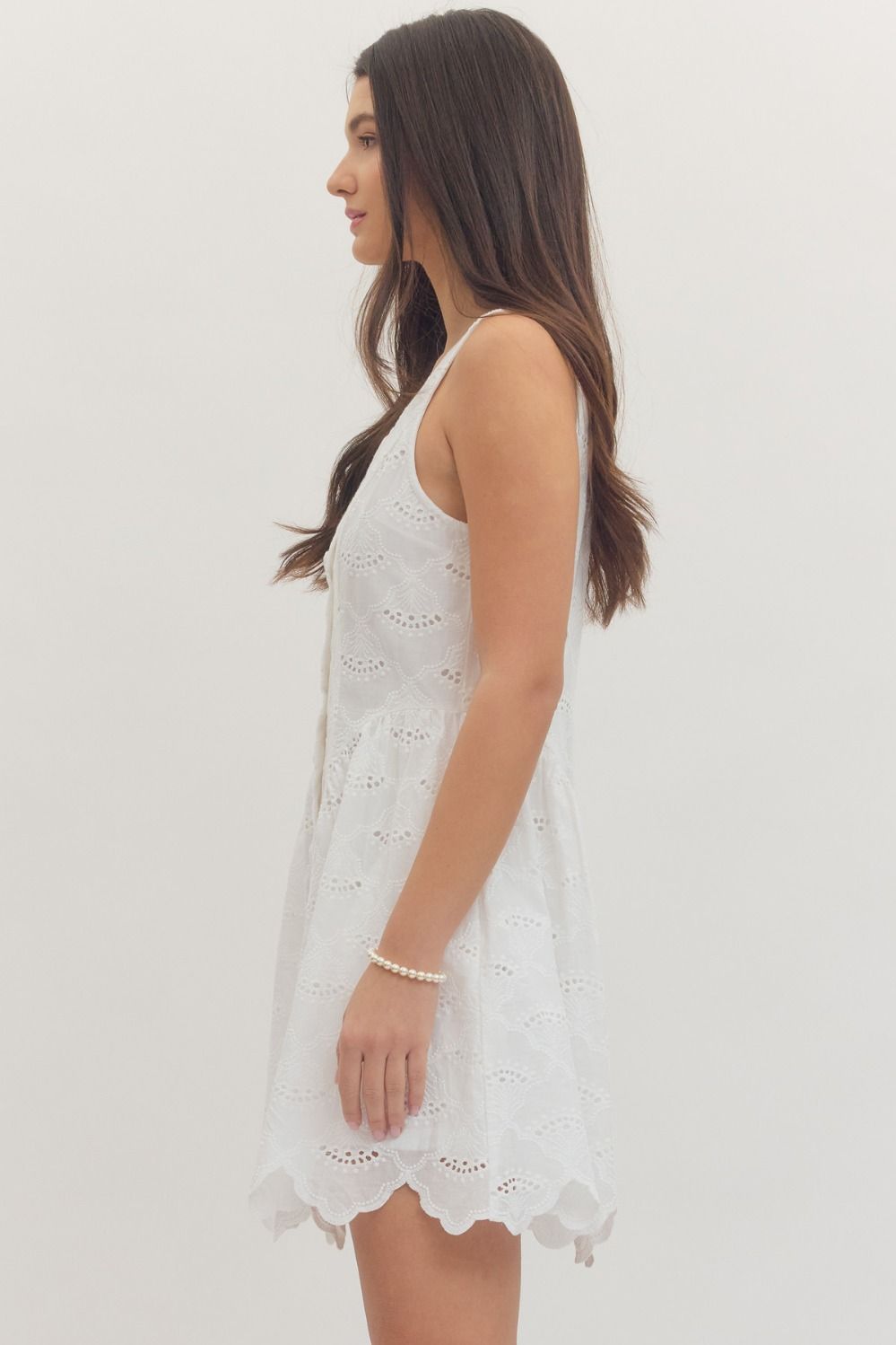 Mimi Eyelet Mini Dress