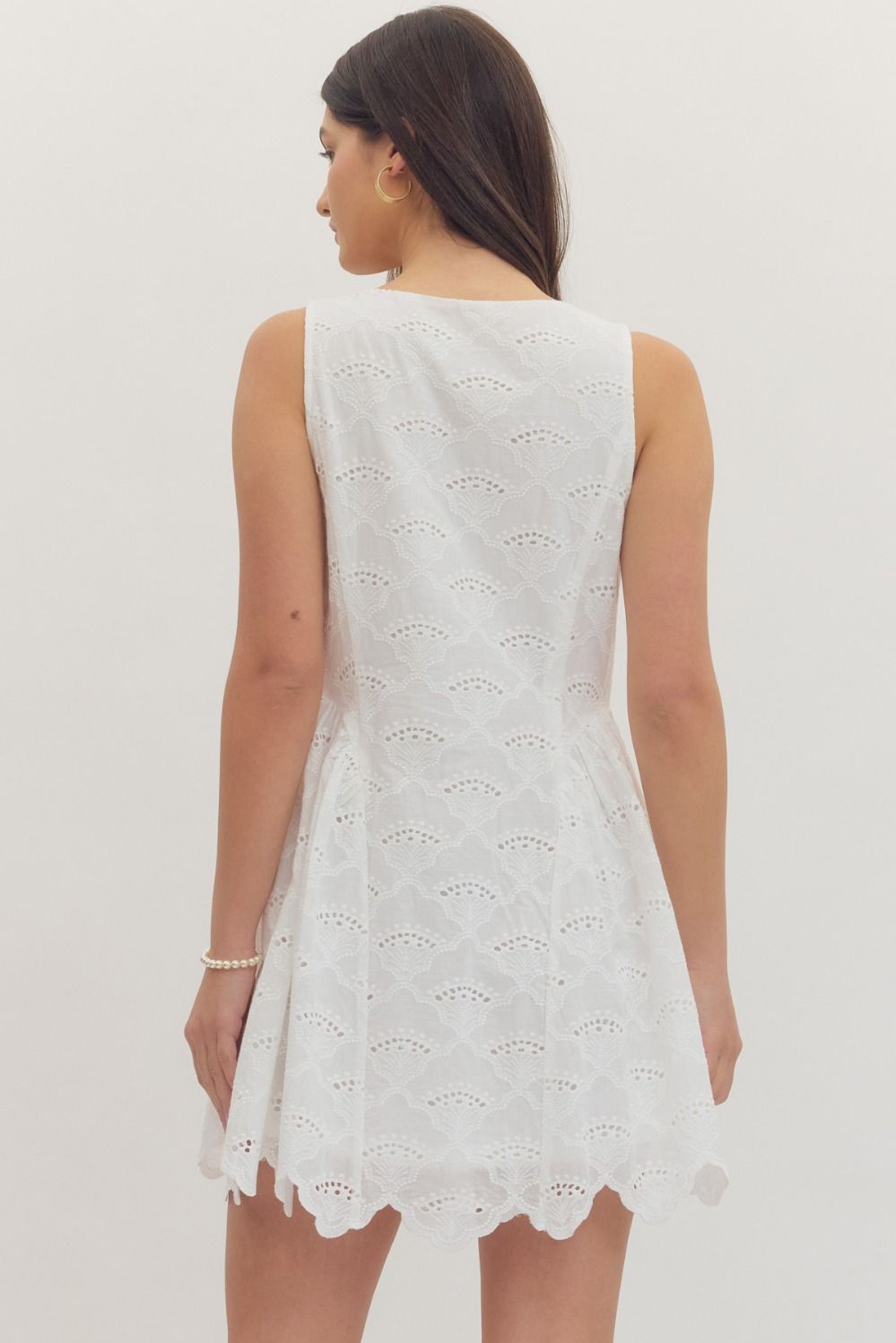 Mimi Eyelet Mini Dress