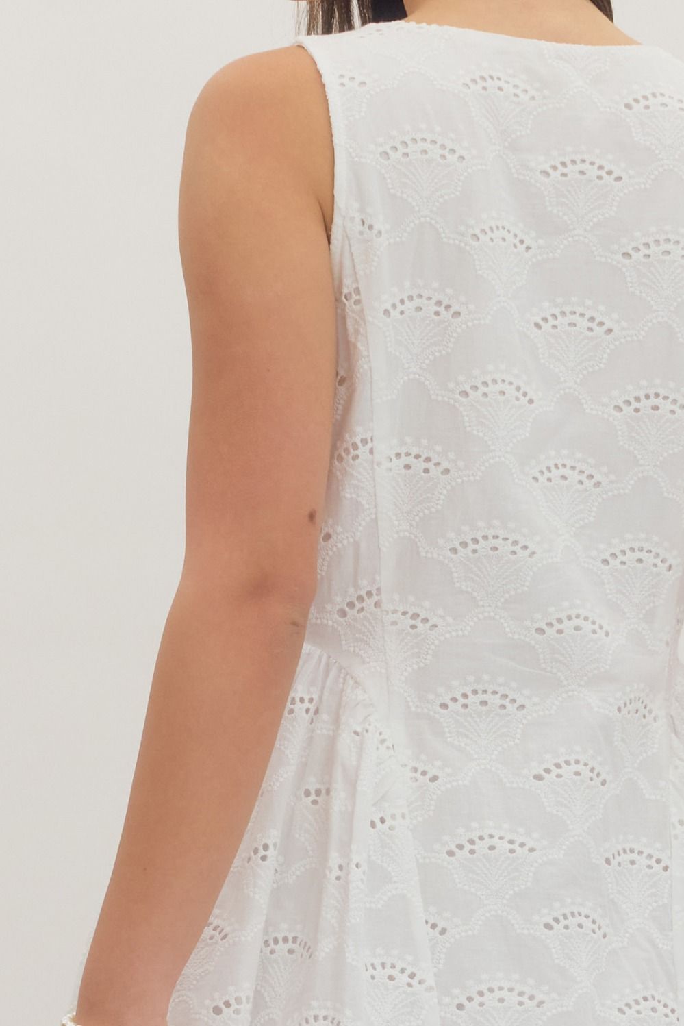 Mimi Eyelet Mini Dress