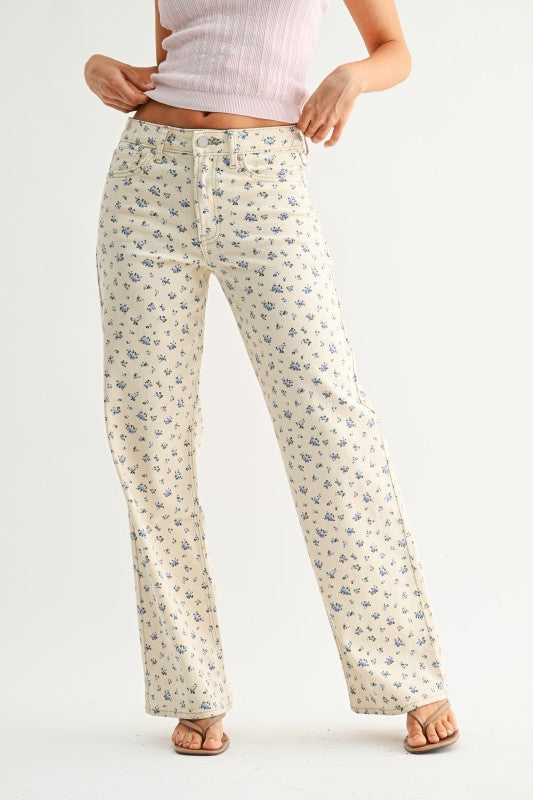 Pyper Flower High Rise Jeans