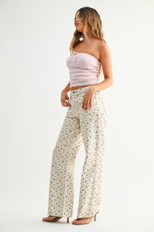 Pyper Flower High Rise Jeans
