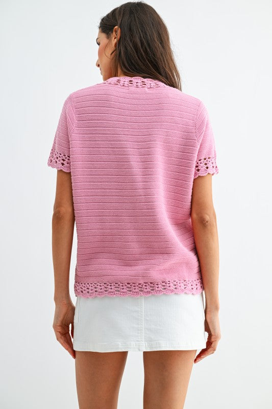 Averie Crochet Cardigan