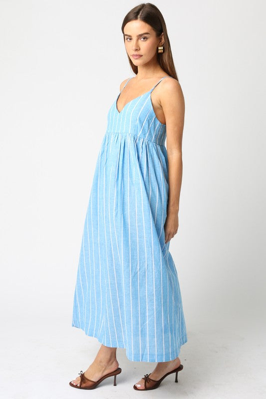 Birdie Striped Maxi Dress