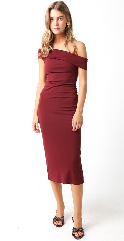 Clementine Dress (Dk Burgundy)
