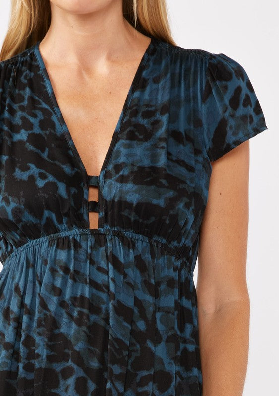 Brooklin Flutter Sleeve Dress