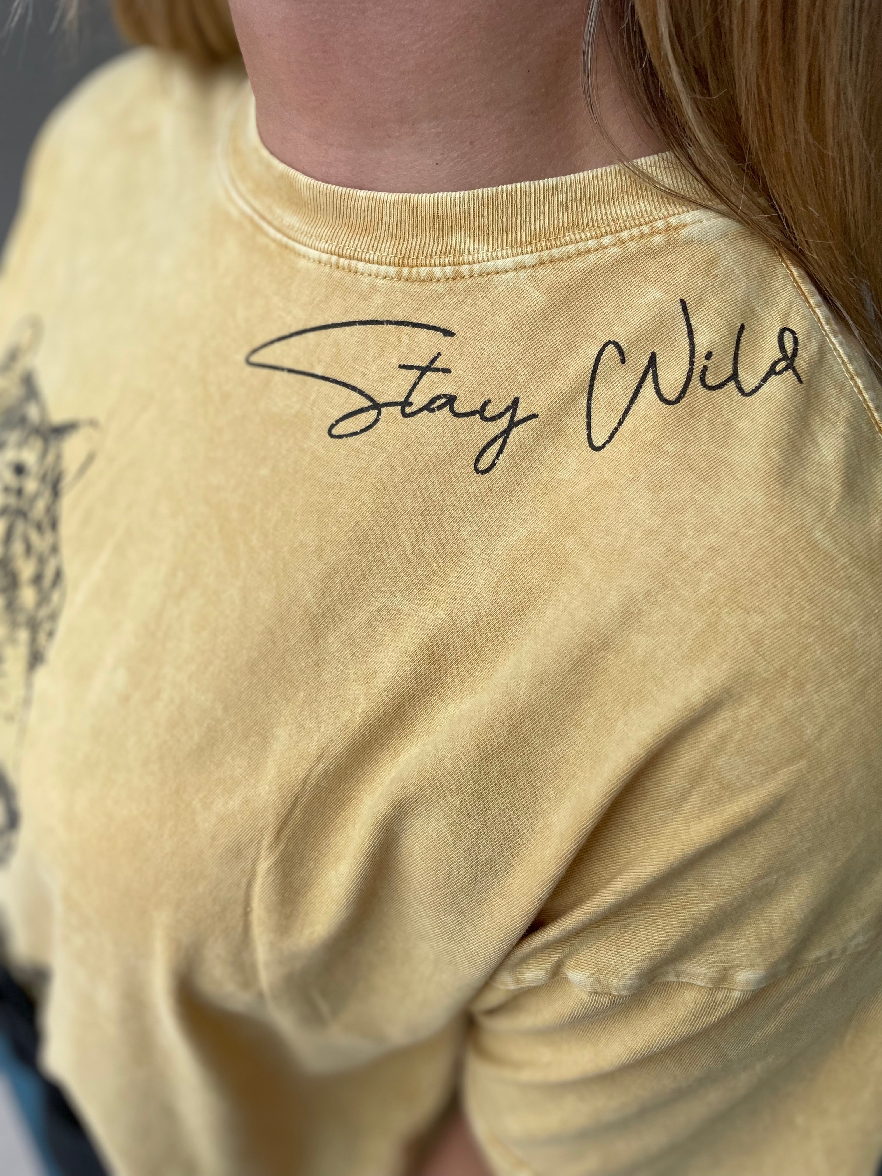 Stay Wild Leopard T-shirt