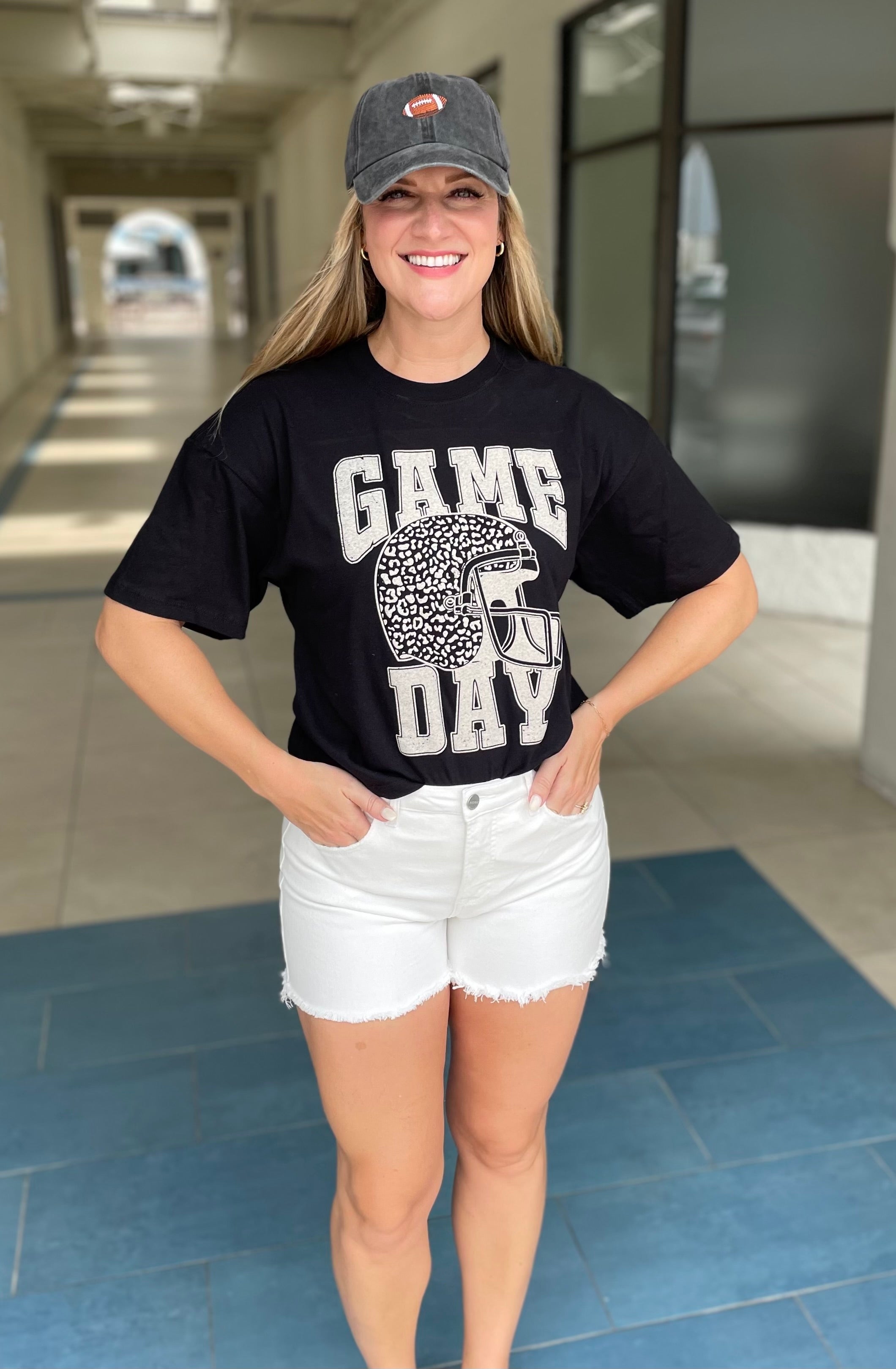 Game Day Helmet Tee (White)