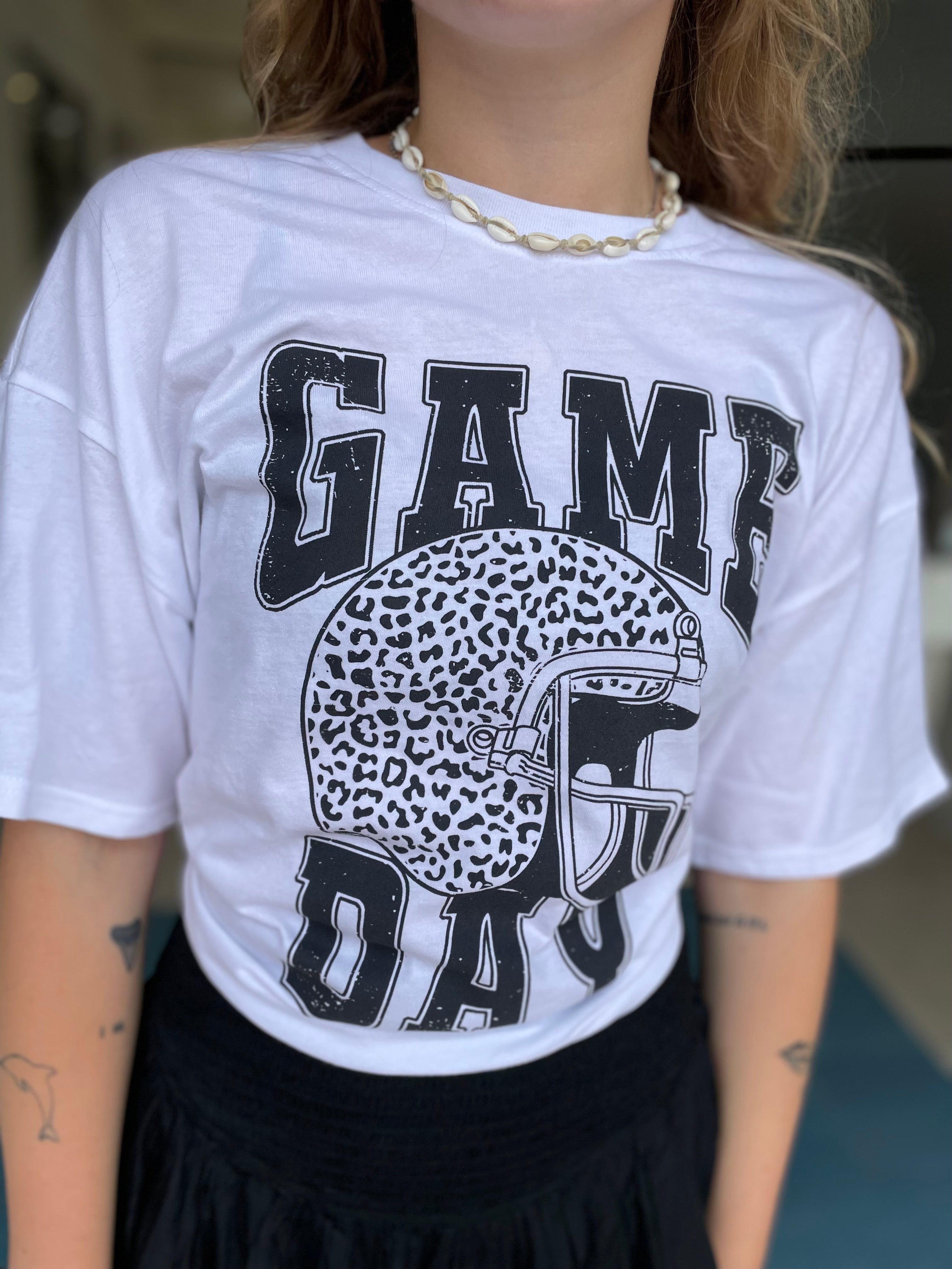 Game Day Helmet Tee (White)