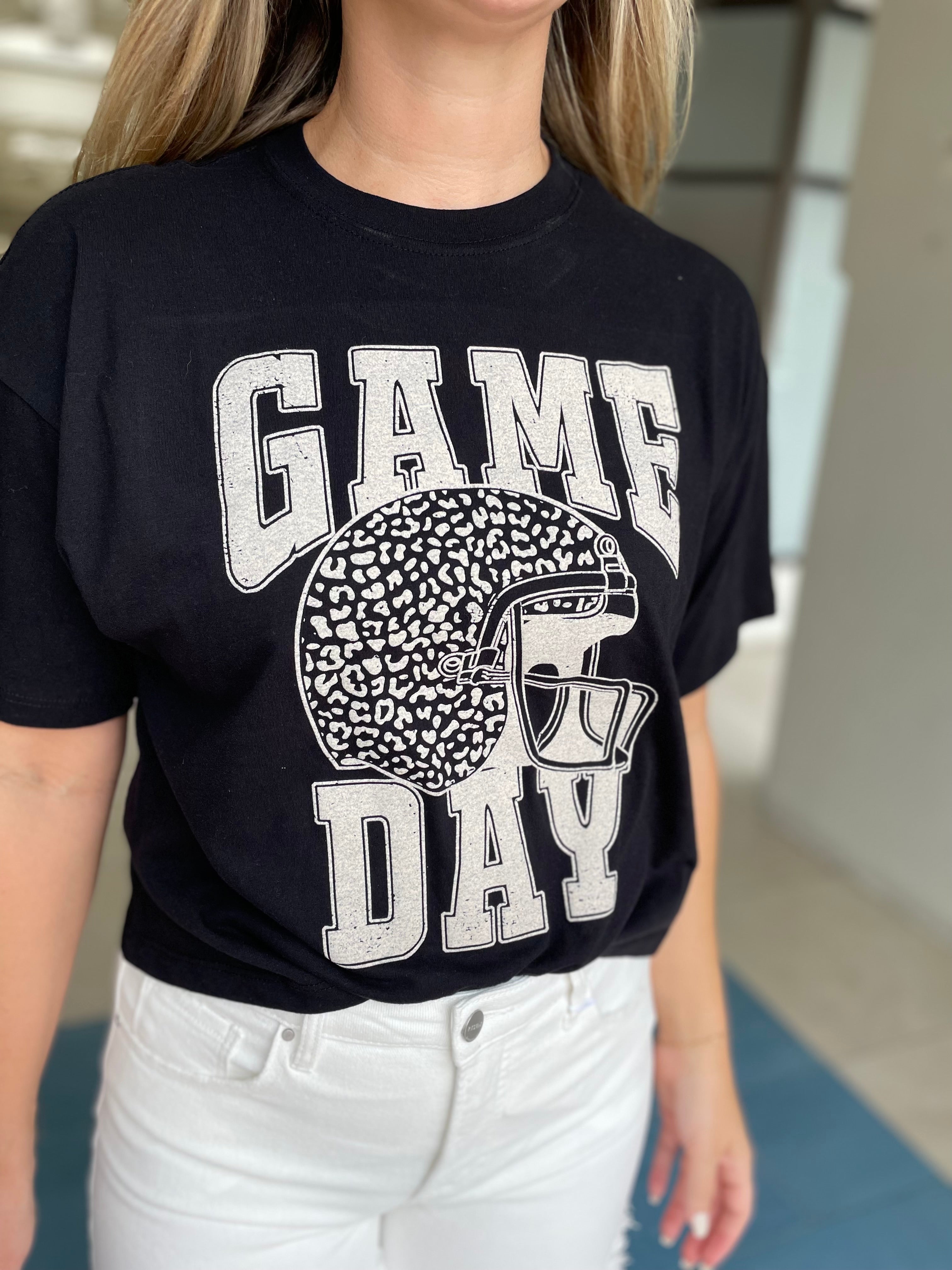Game Day Helmet Tee (Black)