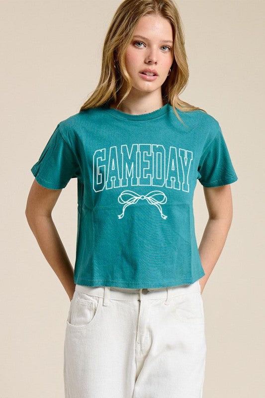 Game Day Bow Tee