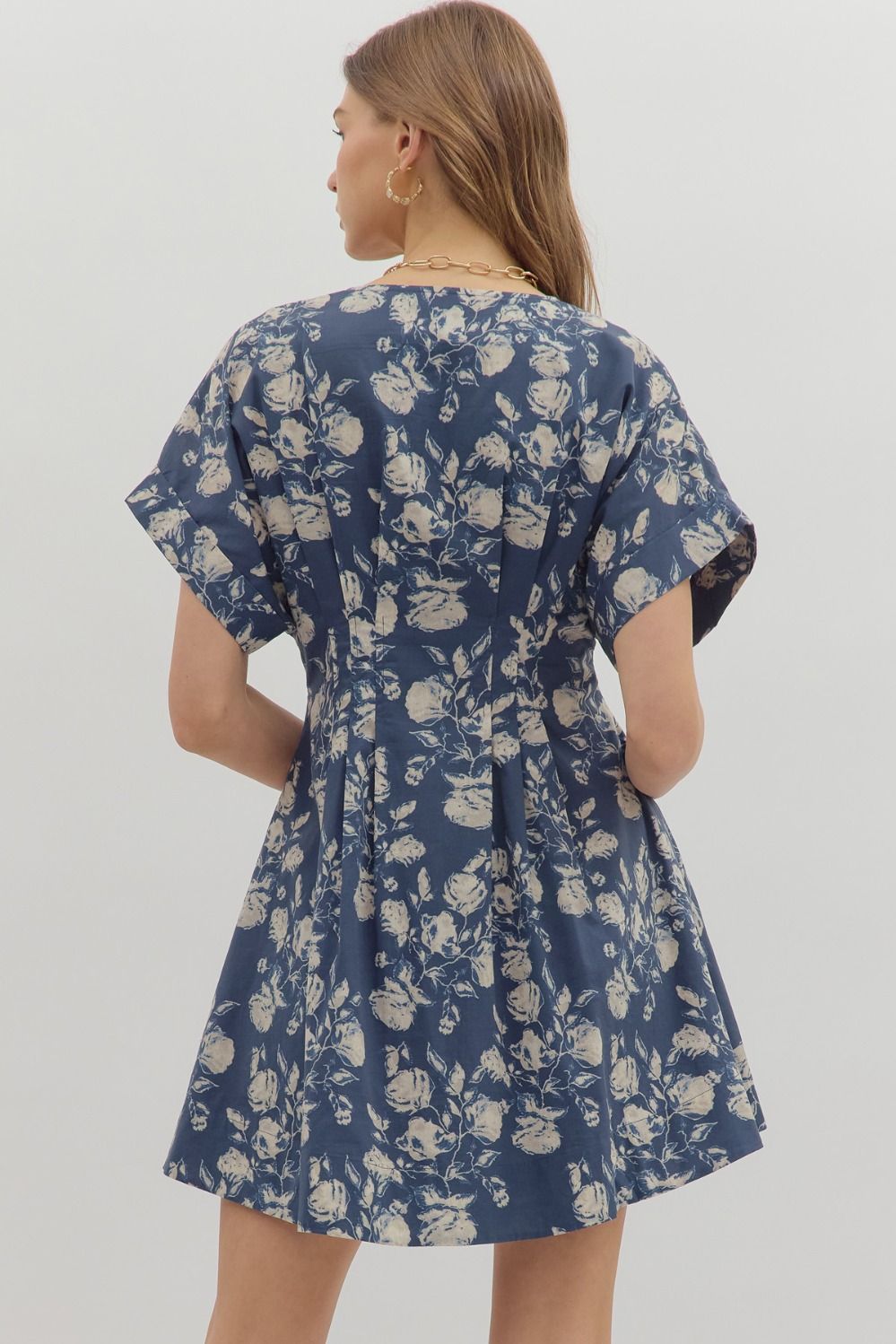 Gloryanna Button Down Floral Dress