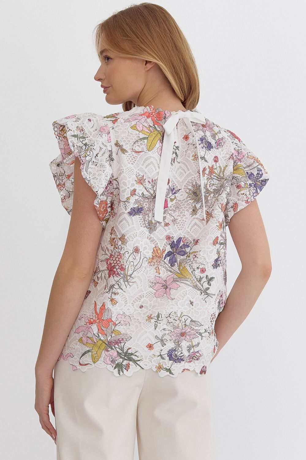 Anya Lace Floral Top