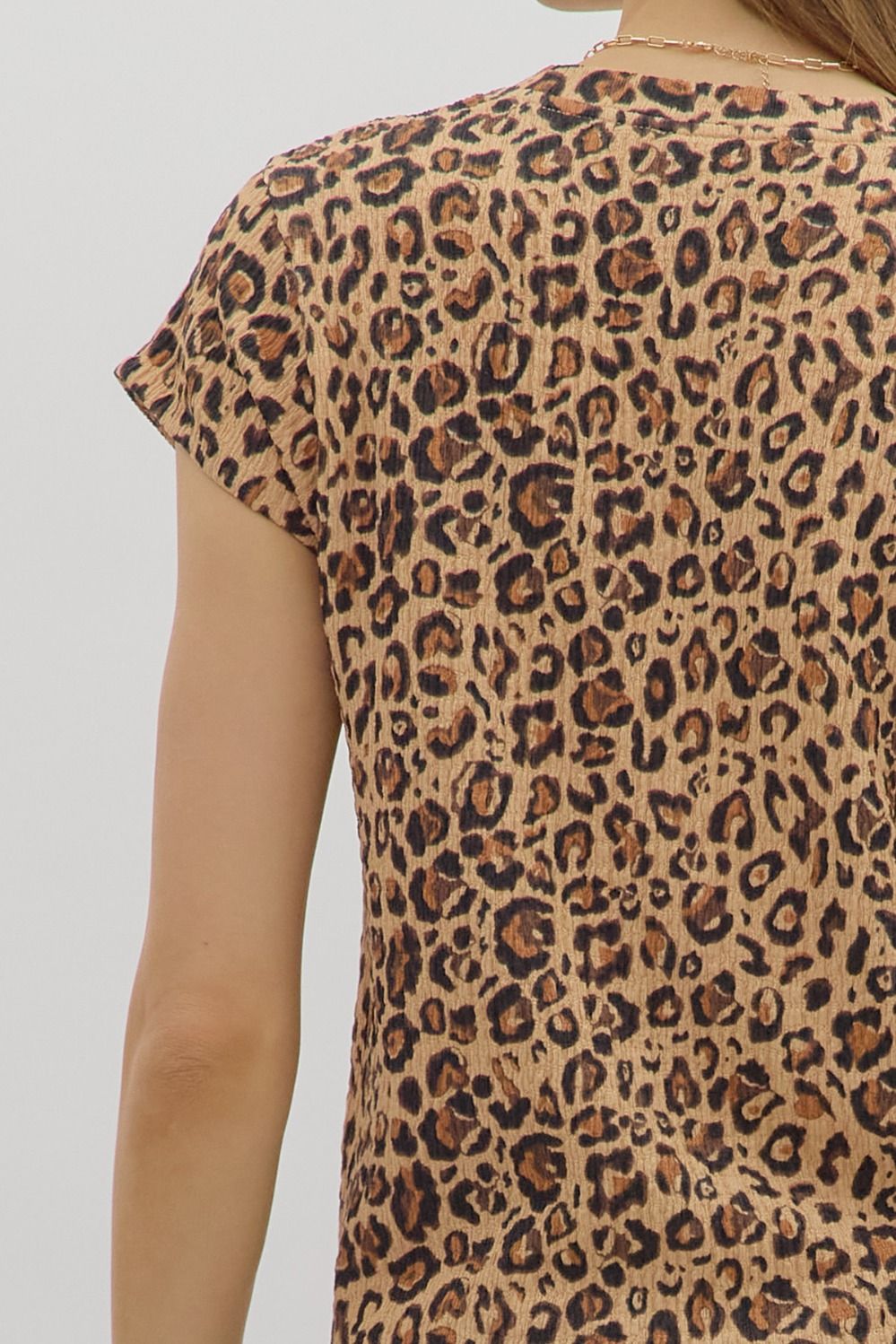 Portia Leopard Top