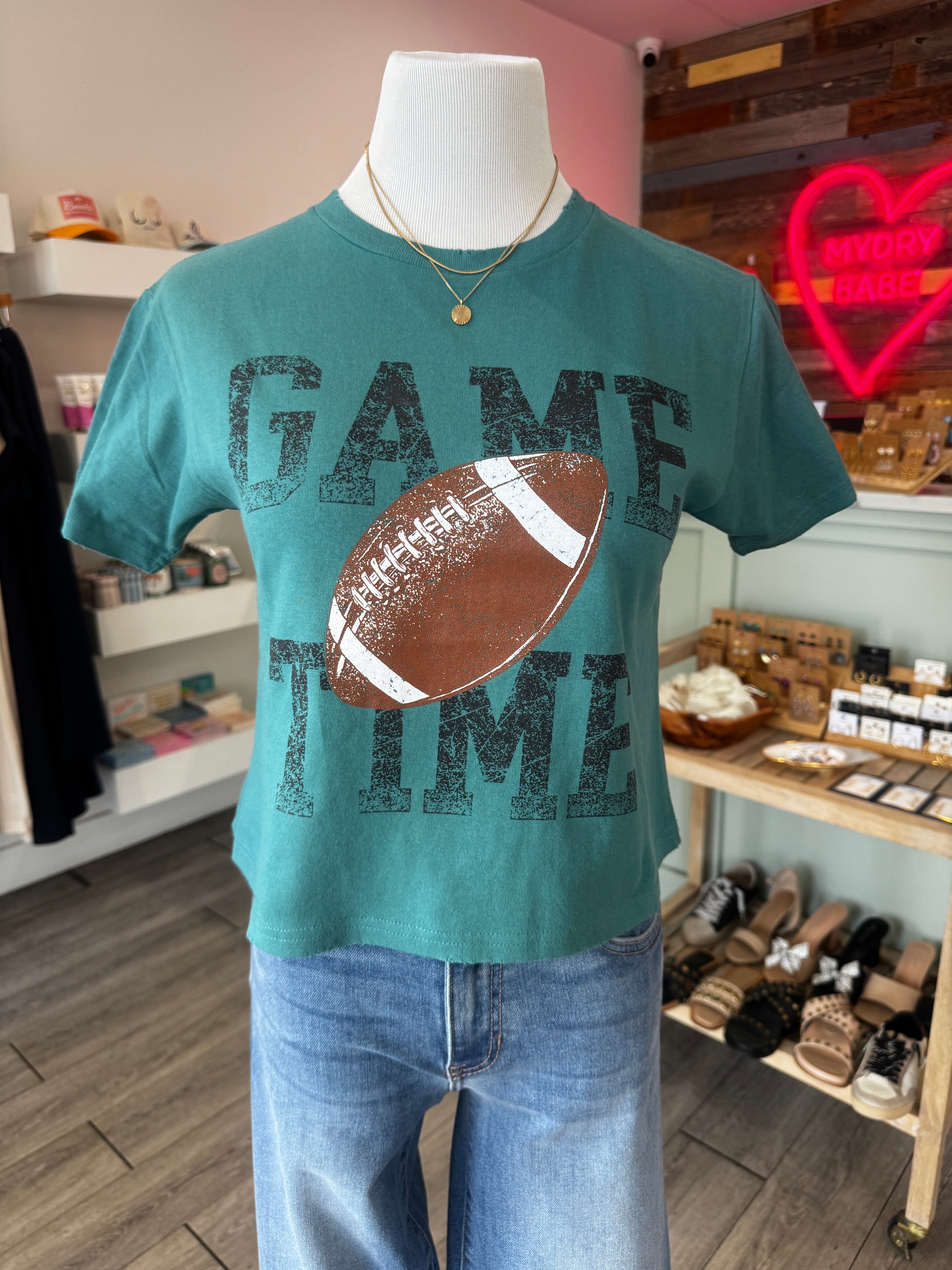 Game Time Tee (Teal)