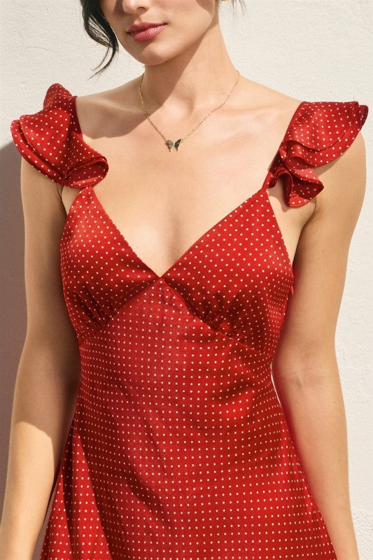 Livy Polka Dot Mini Dress