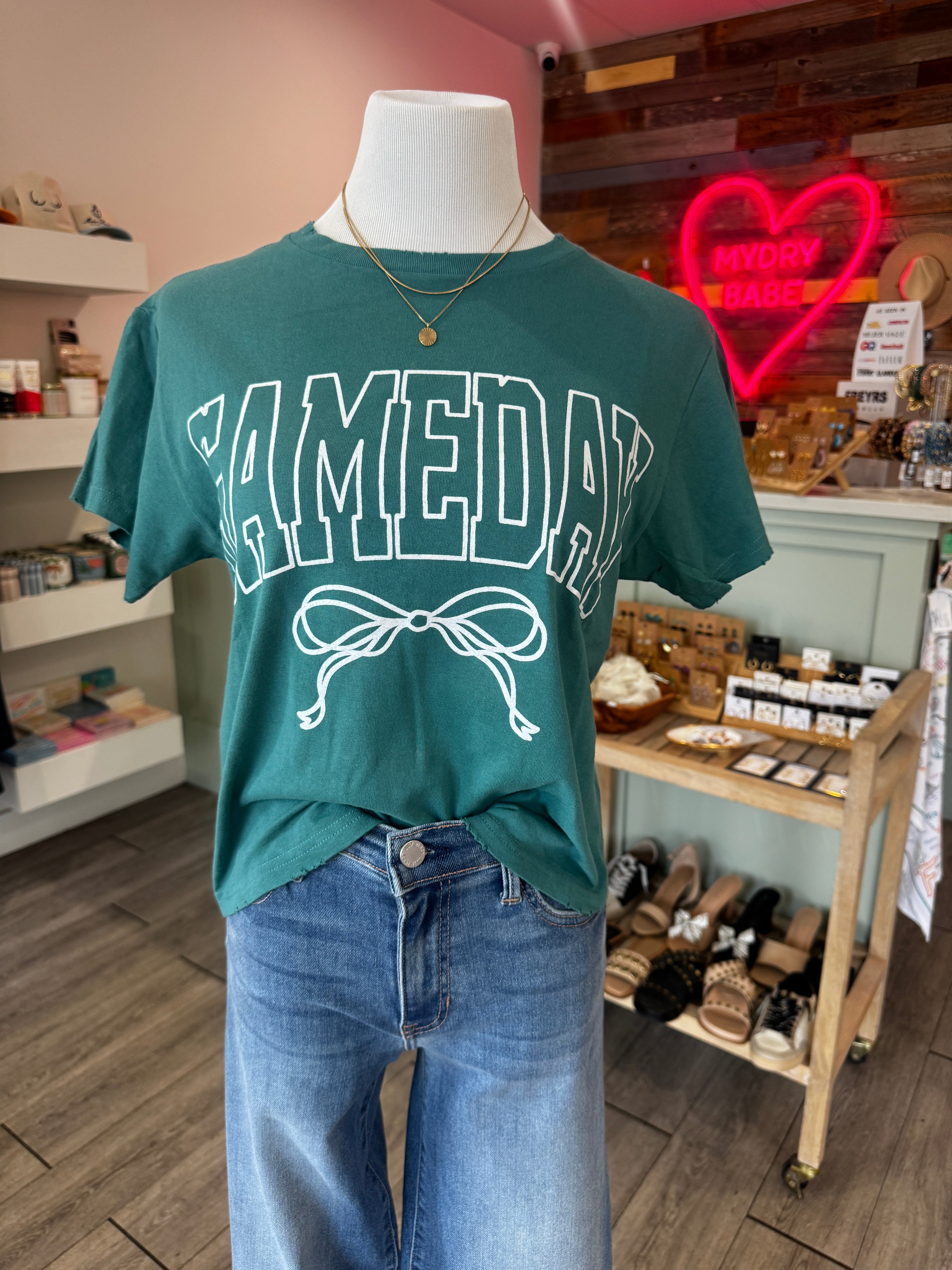 Game Day Bow Tee