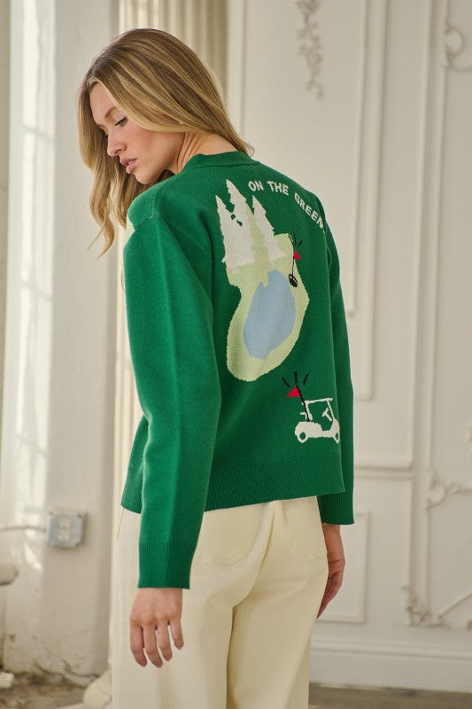 Golf Play Cardigan